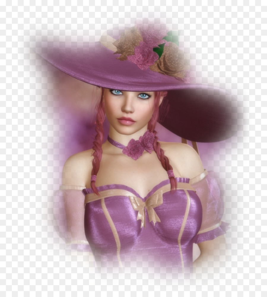 Mujer De Fantasía，Sombrero PNG