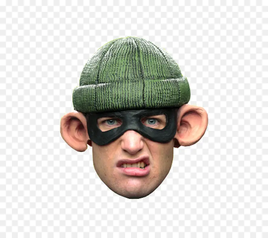 Hombre Con Gorro Verde，Mascarilla PNG