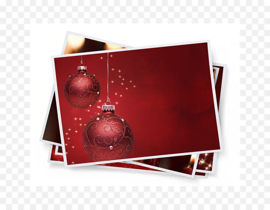 Adornos Navideños，Rojo PNG