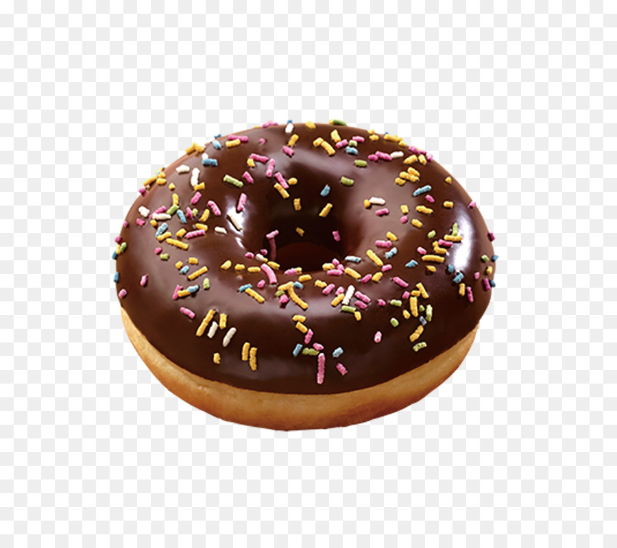 Donut De Chocolate，Postre PNG