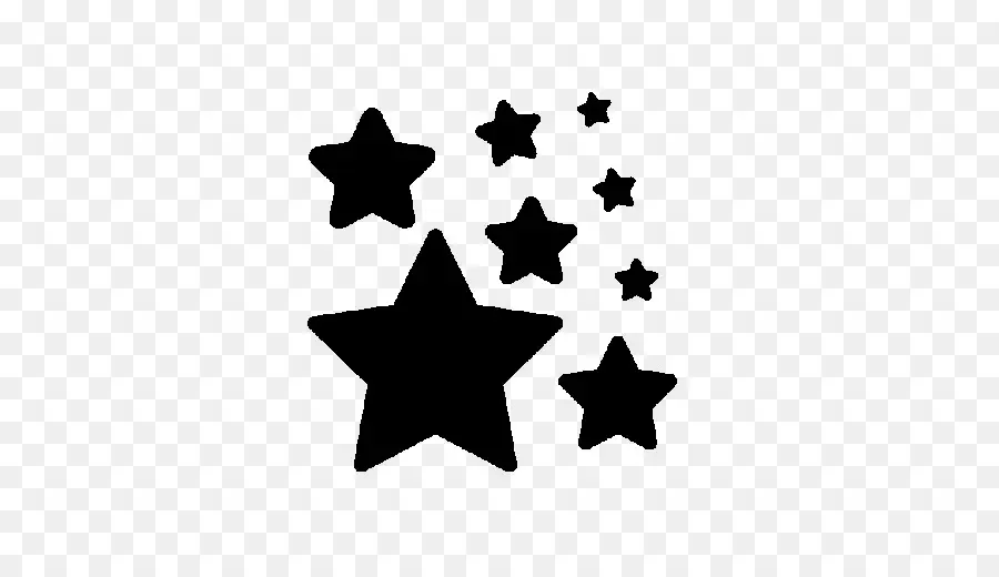 Estrellas，Negro PNG