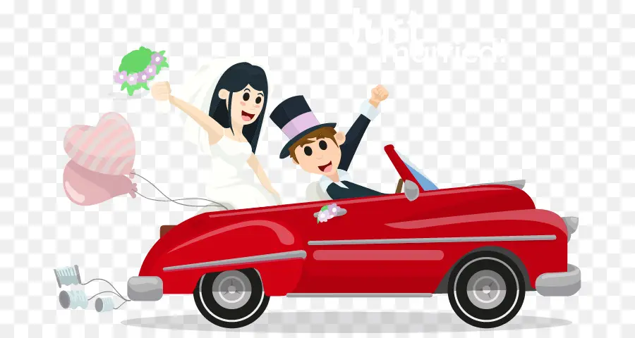 Coche De Boda，Novia PNG