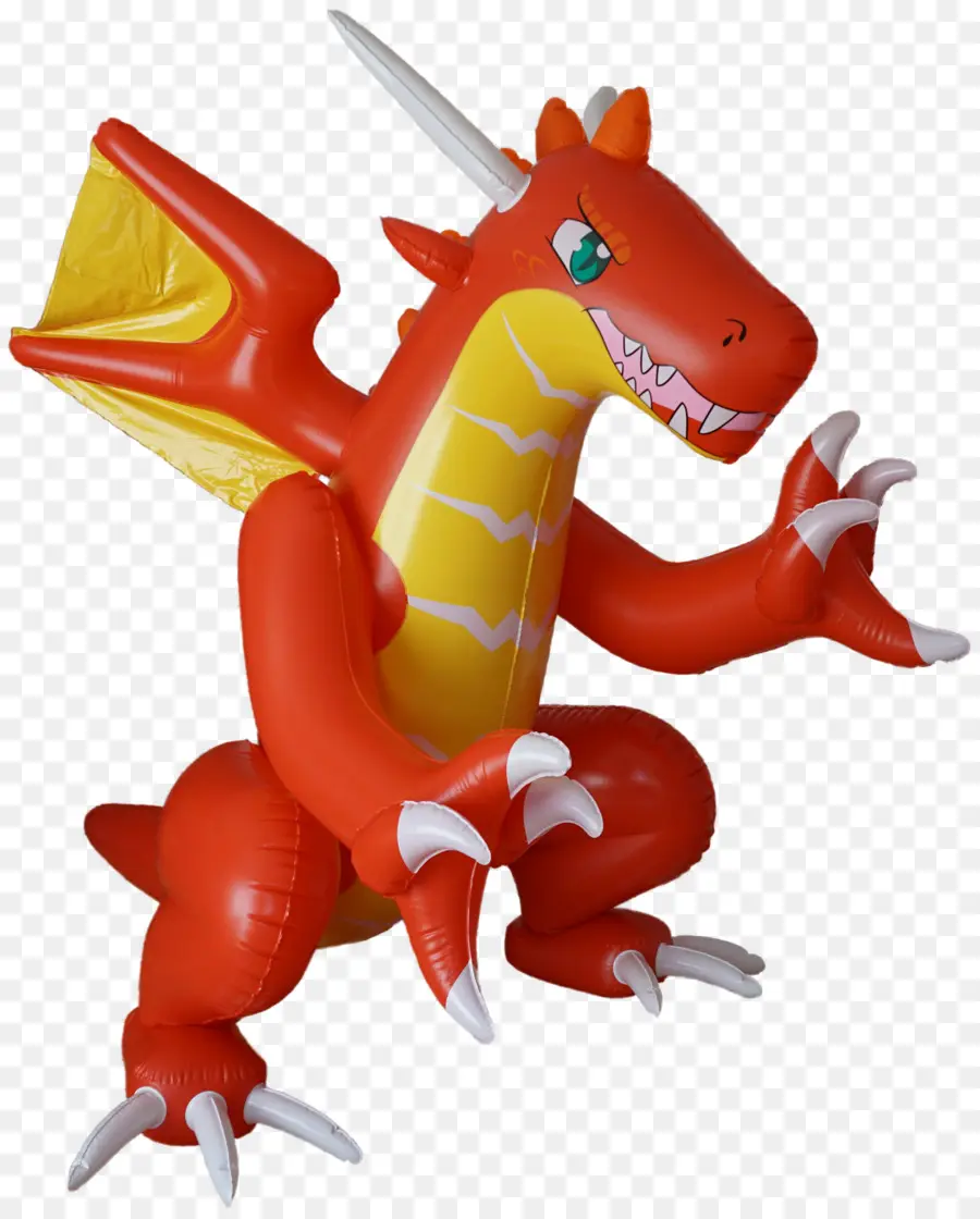 Dragón Inflable，Rojo PNG