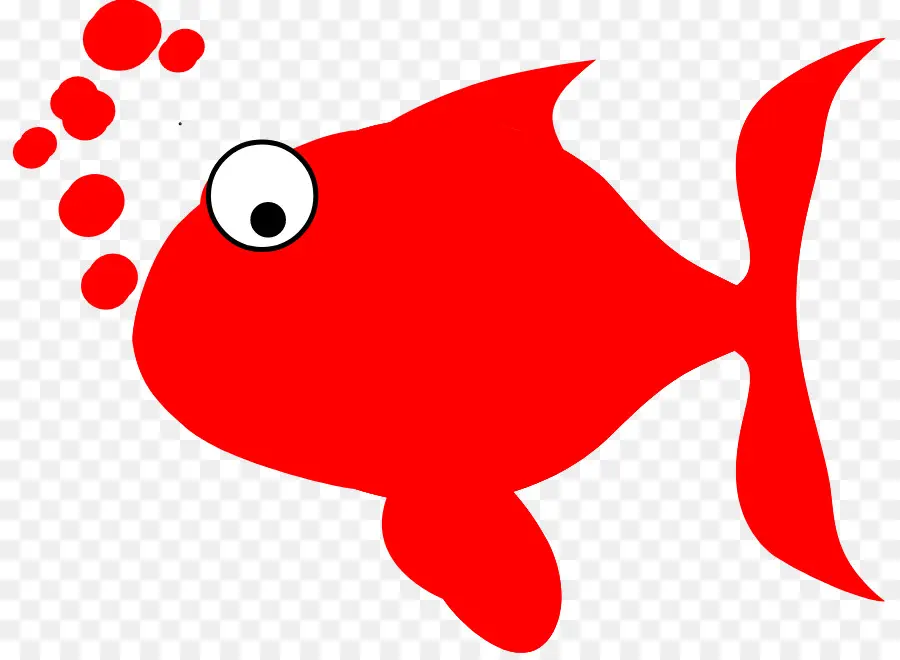 Un Pescado Dos Peces Pez Rojo En El Pescado Azul，Blog PNG