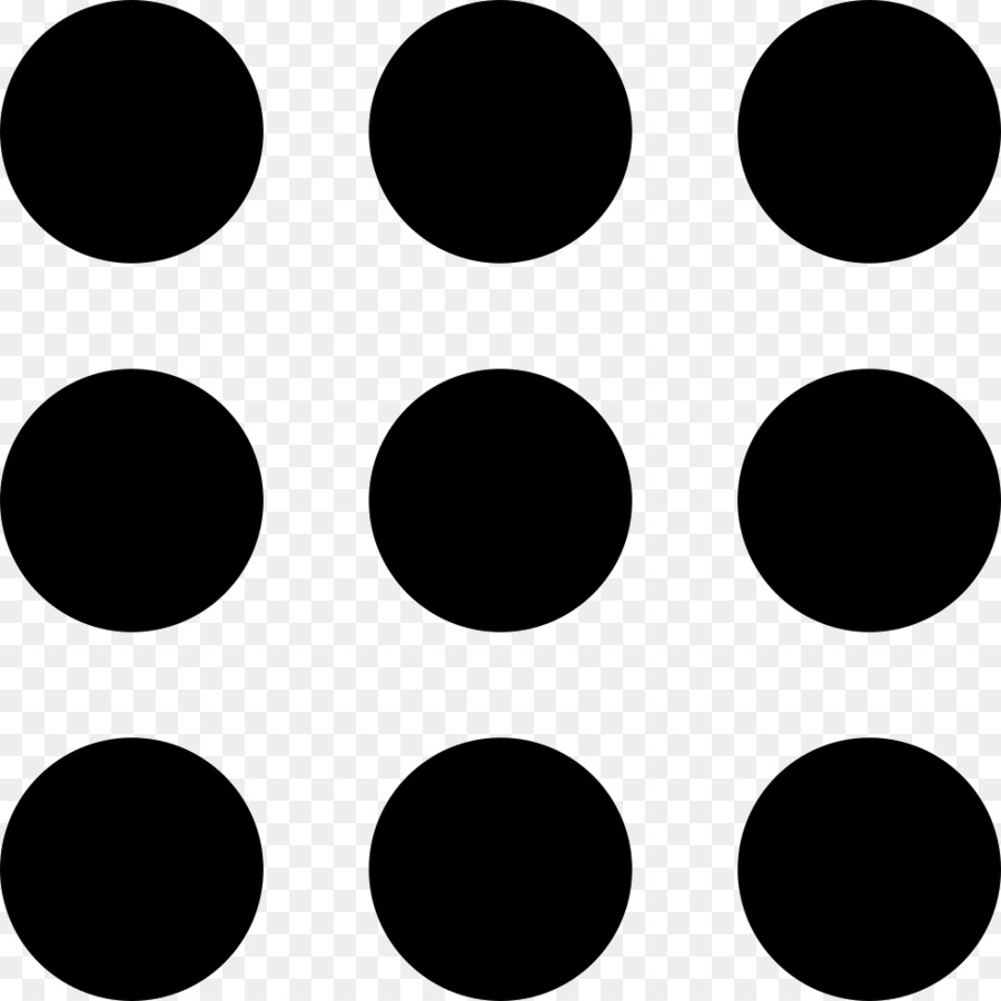 Braille，Puntos PNG