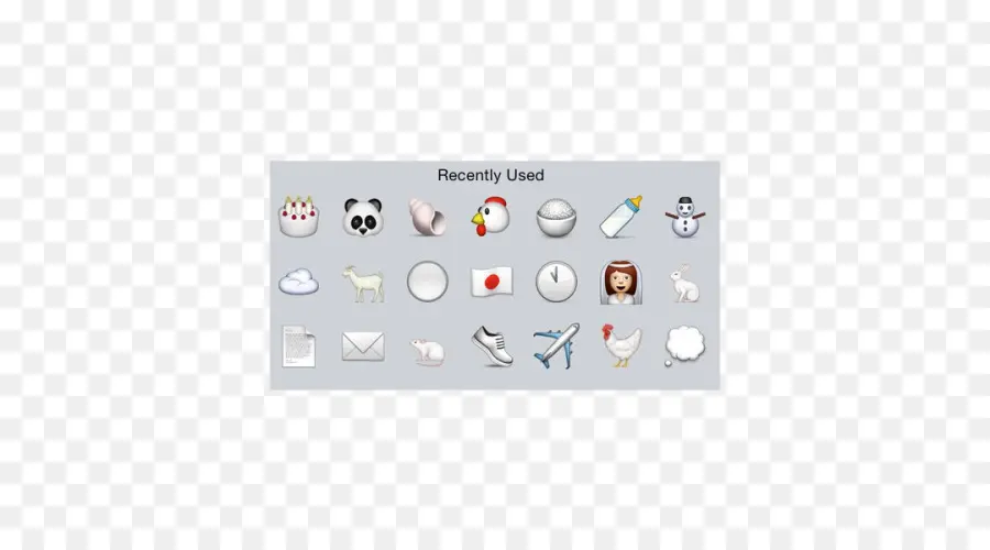 Emojis，Usado Recientemente PNG