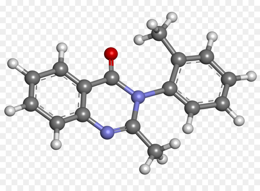 Ballandstick Modelo，La Molécula De PNG