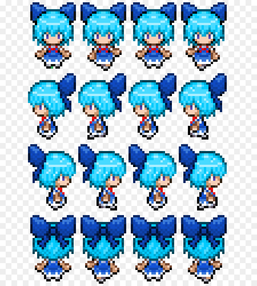 Cirno, Sprite, Touhou Project imagen png - imagen transparente descarga ...