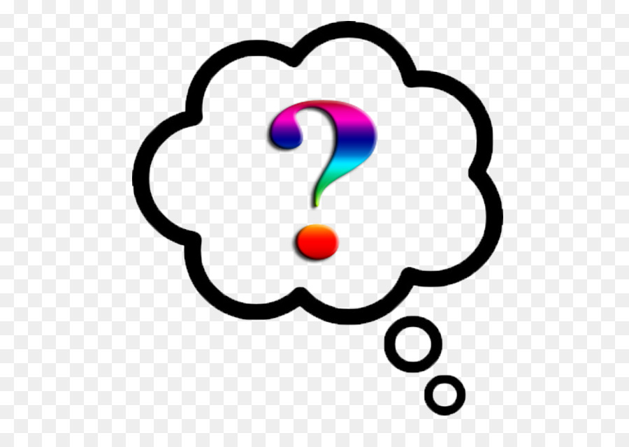 Signo De Interrogación，Nube PNG