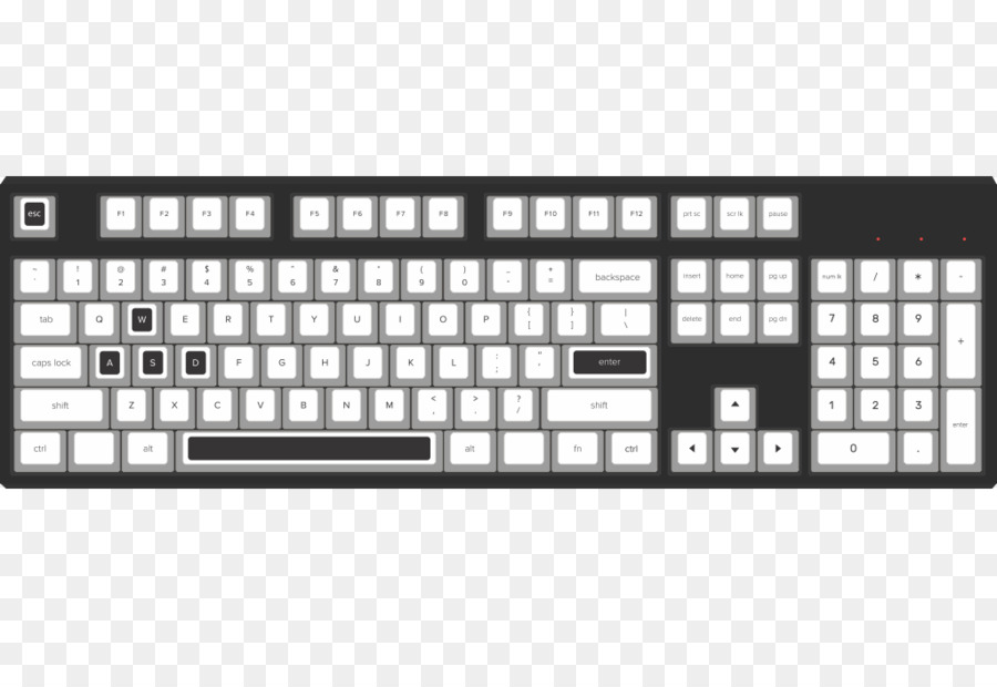 Teclado De La Computadora，Keycap PNG