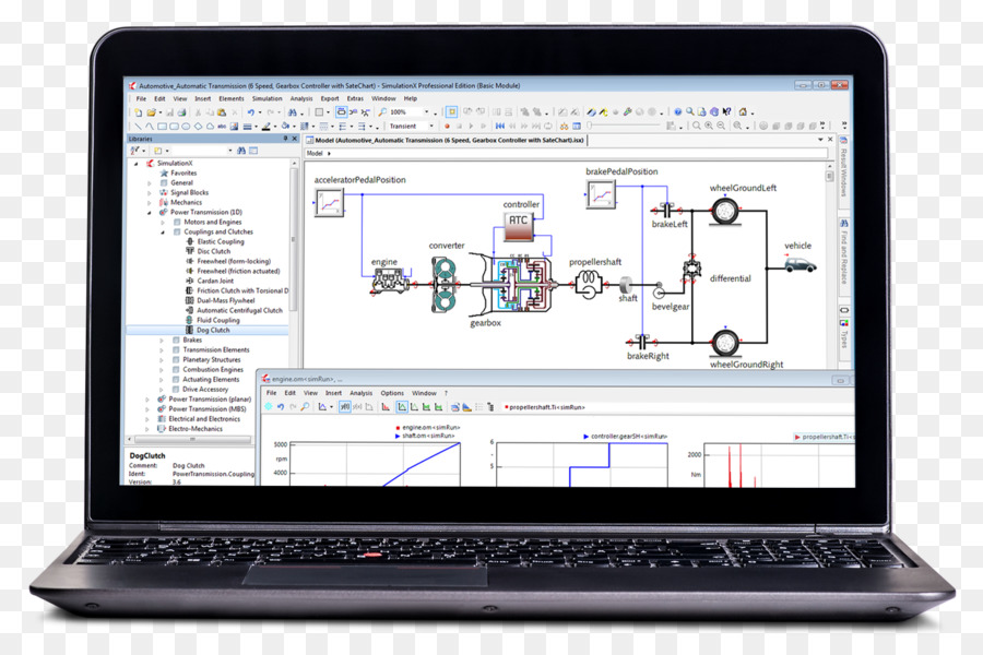 Laptop Con Diagrama，Computadora PNG