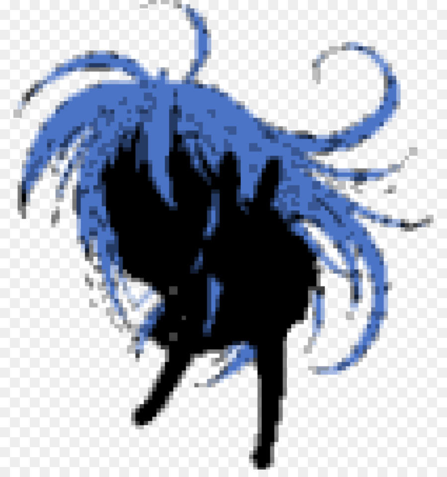 Pelo Azul，Animado PNG