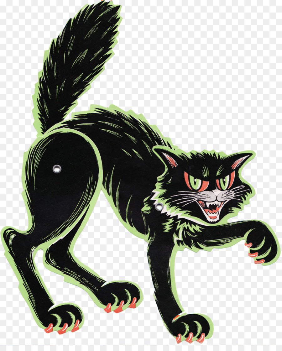 Gato Negro，Halloween PNG