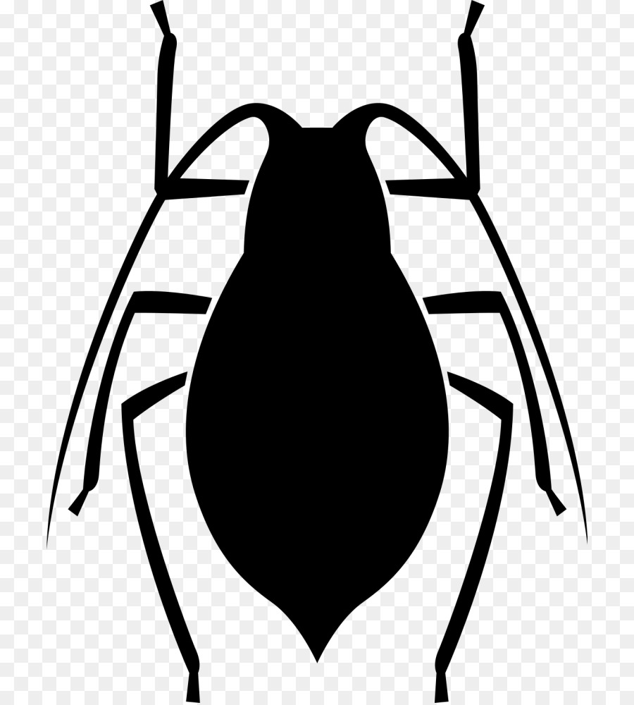 Silueta De Cucaracha，Bicho PNG