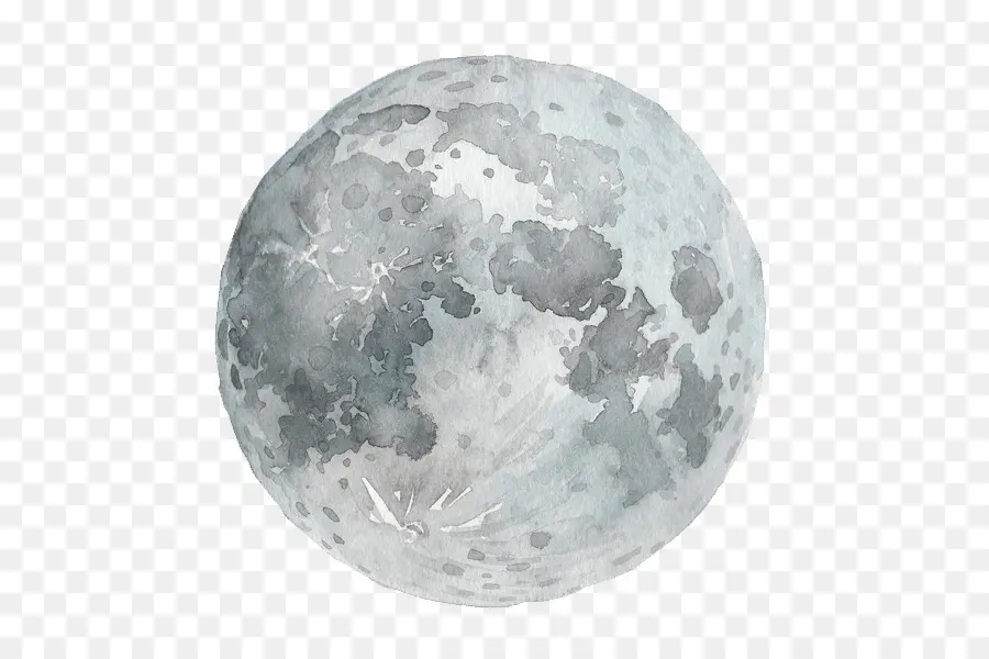 Luna，Gris PNG