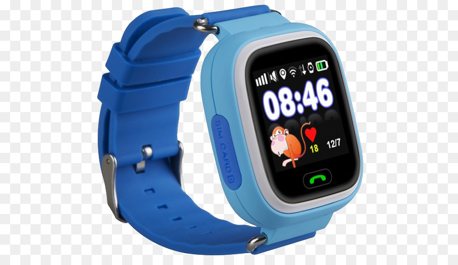 Reloj Inteligente，Azul PNG