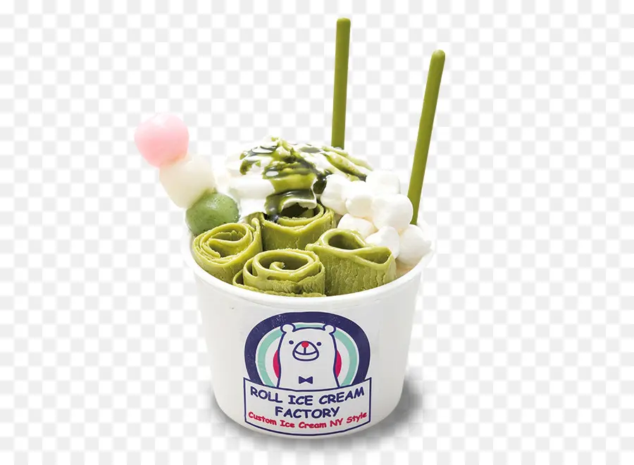 Helado Enrollado，Postre PNG