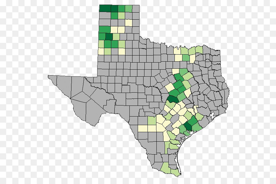 Mapa De Texas，Condados PNG