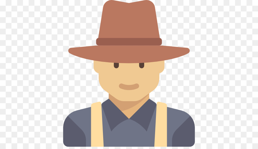 Icono De Granjero，Sombrero PNG