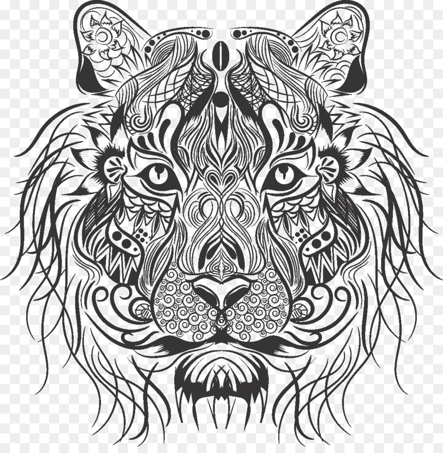 Ilustración Del Tigre，Animal PNG