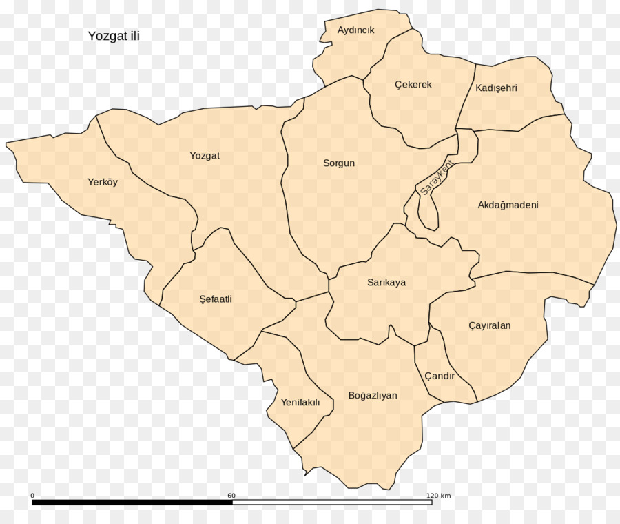 La Provincia De Yozgat，Mapa PNG