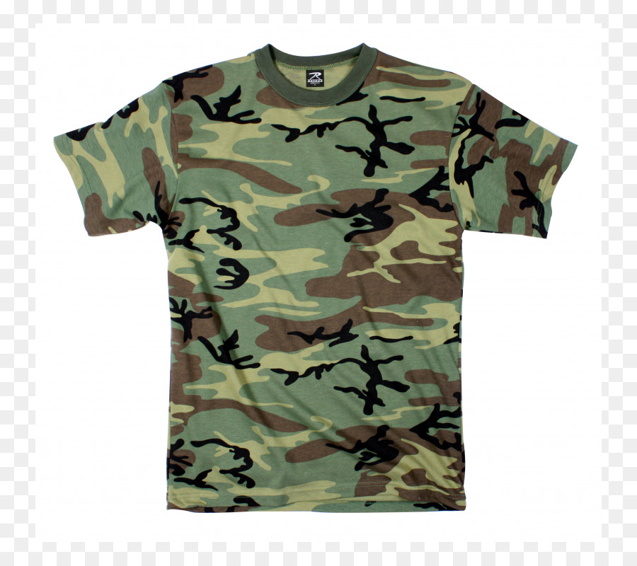 Camiseta，Camuflaje Militar PNG