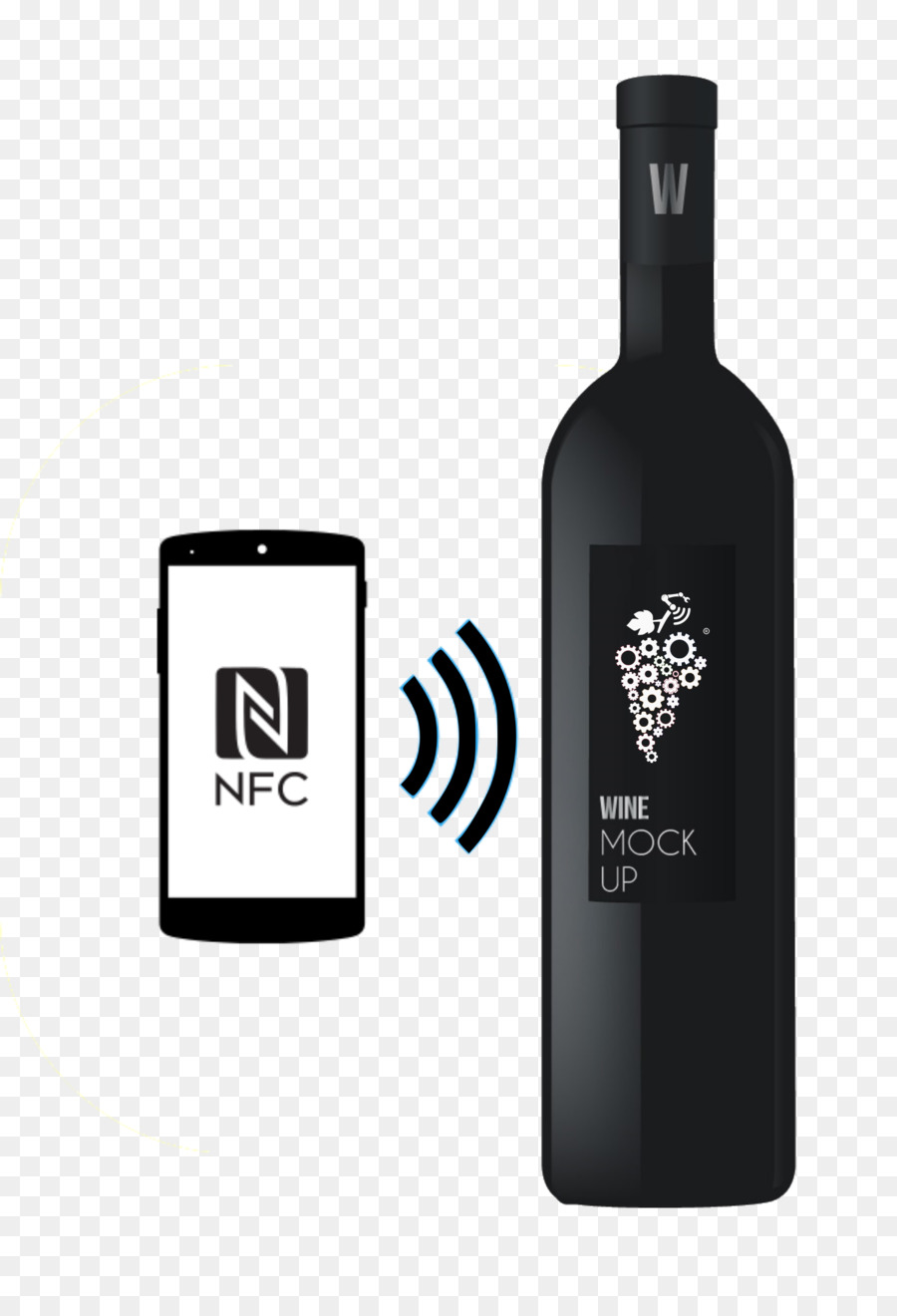 Botella De Vino，Nfc PNG