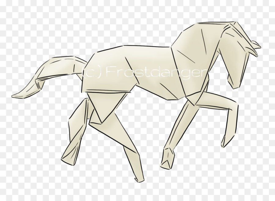 Caballo De Origami，Papel PNG