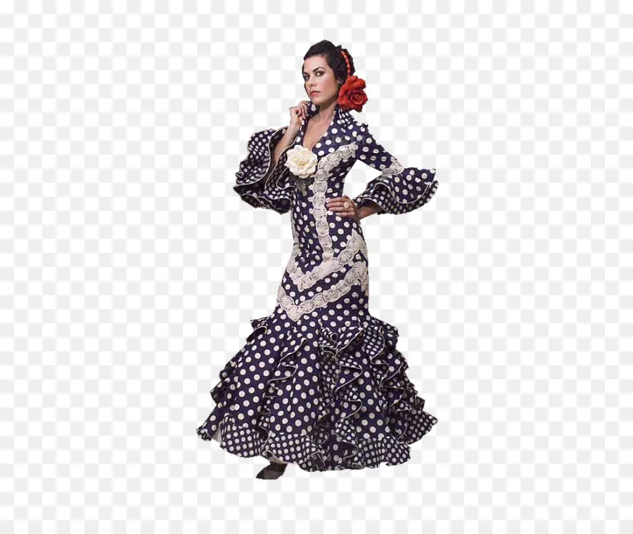 Traje Flamenco，Tradicional PNG