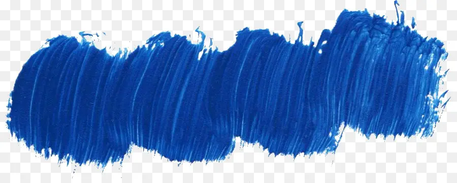 Pintura Azul，Pincelada PNG