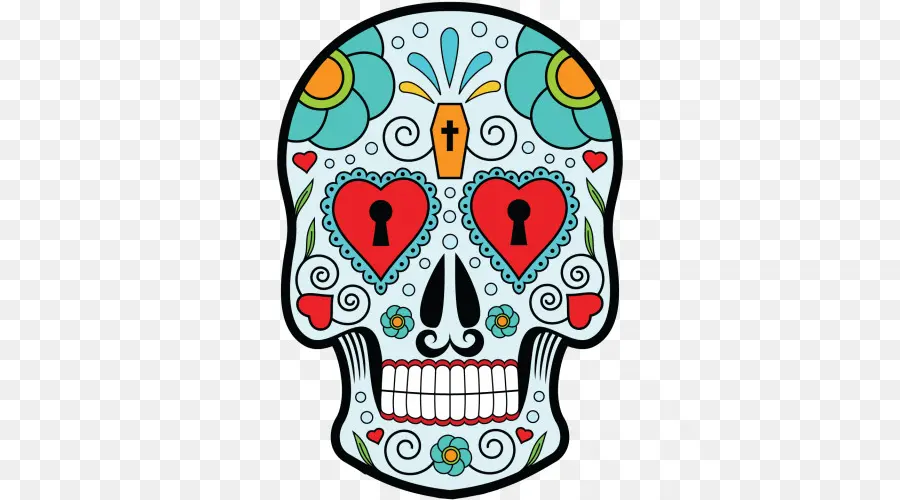 Calavera，Libro Para Colorear De Day Of The Dead PNG