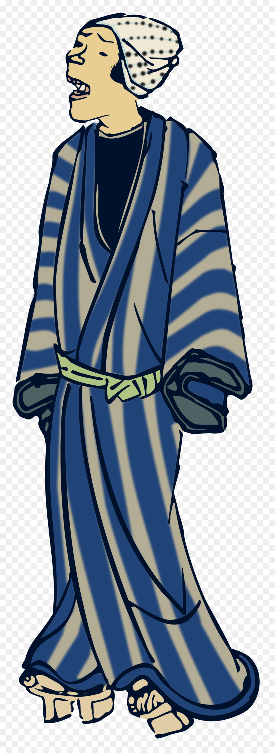 Hombre En Kimono，Kimono PNG