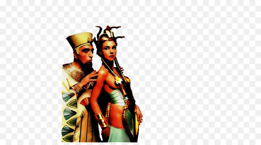 Pareja Del Antiguo Egipto，Traje PNG