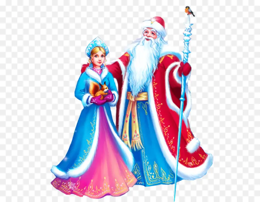 Ded Moroz，Snegurochka PNG