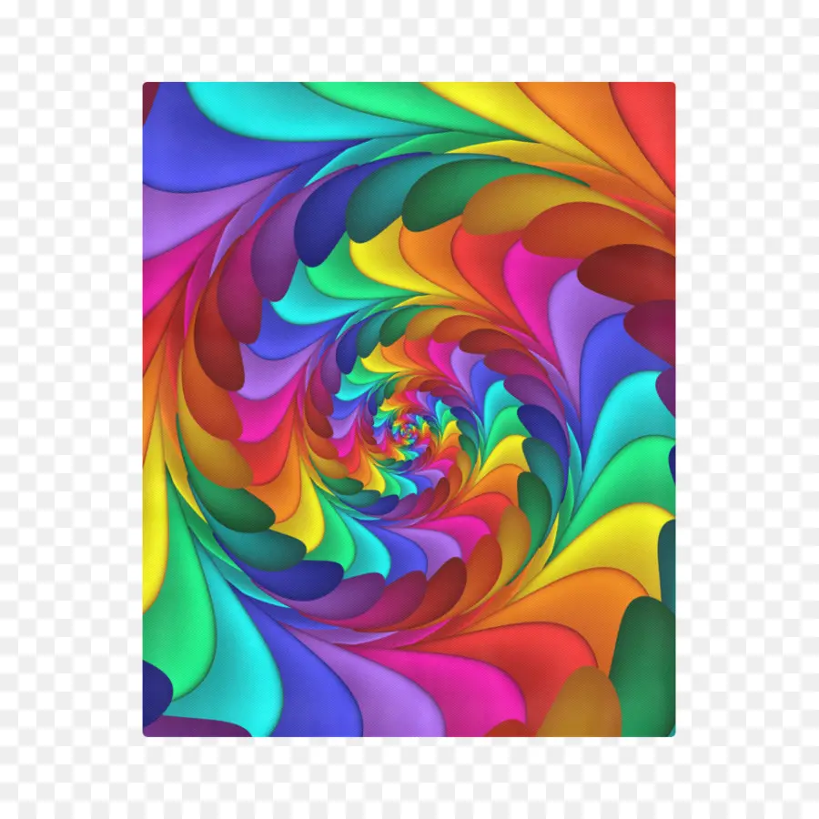 Espiral Colorida，Vibrante PNG