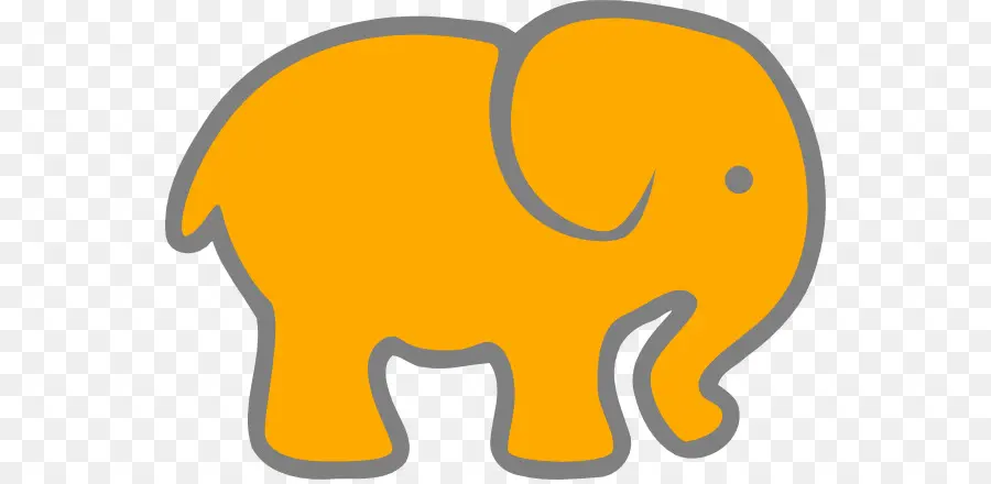 Elefante Amarillo，Dibujos Animados PNG