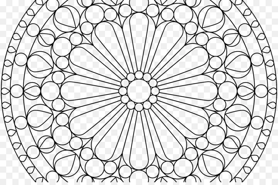 Patrón De Mandala，Circular PNG