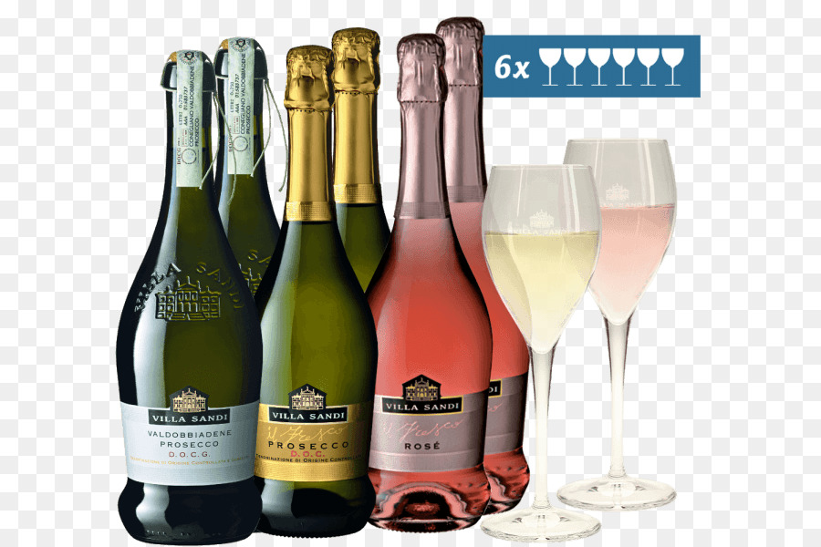 Champagne，Botella De Vidrio PNG