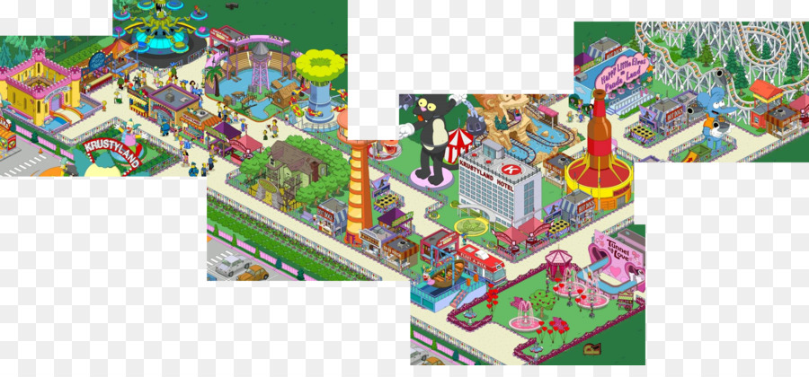 Los Simpsons Aprovechado，El Parque De Diversiones PNG