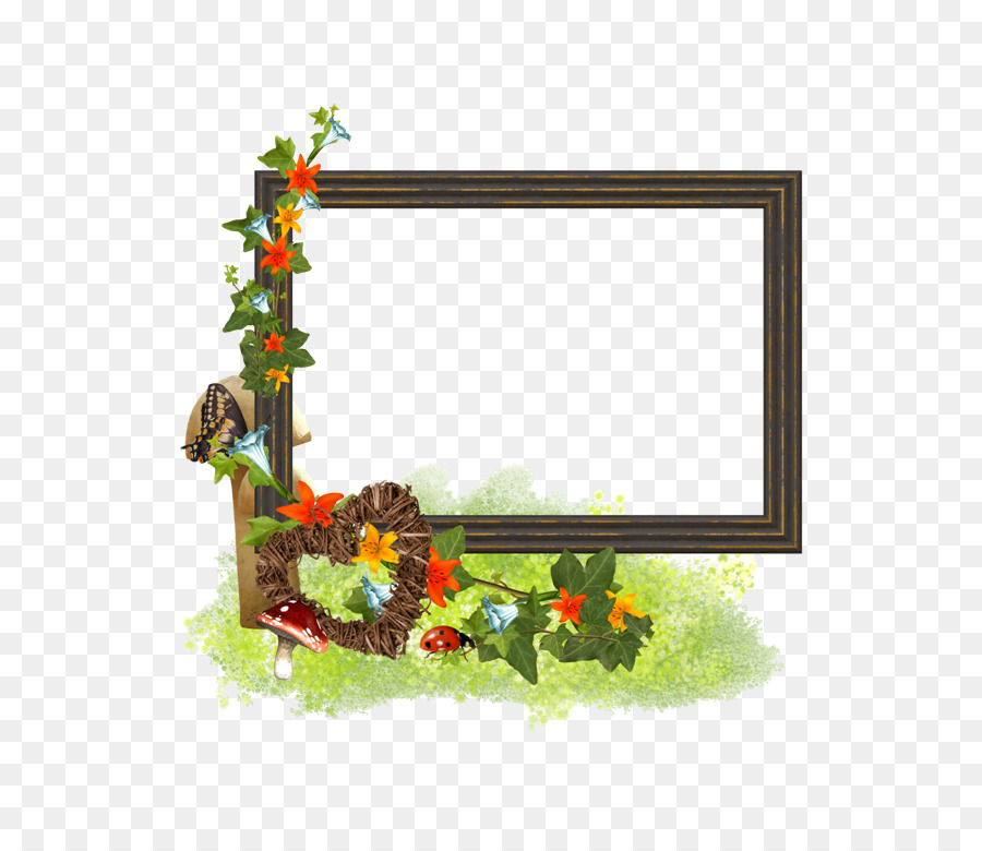 Diseño Floral，Marcos De Imagen PNG