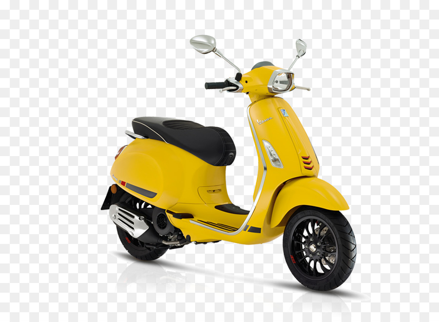 Vespa Amarilla，Moto PNG