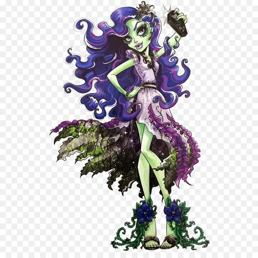 Monster High，Monster High Amanita Esta Muñeca PNG