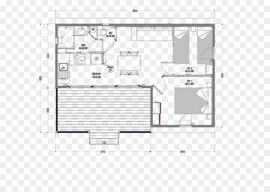 Chalet，Plan De Piso PNG