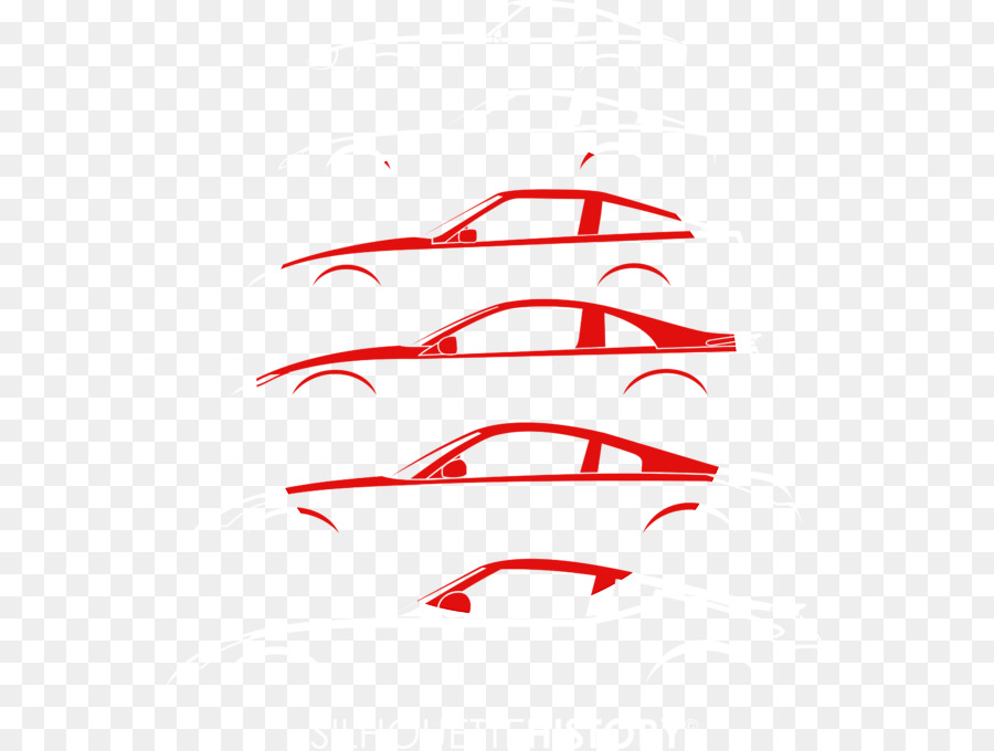 Siluetas De Coche Rojo，Auto PNG