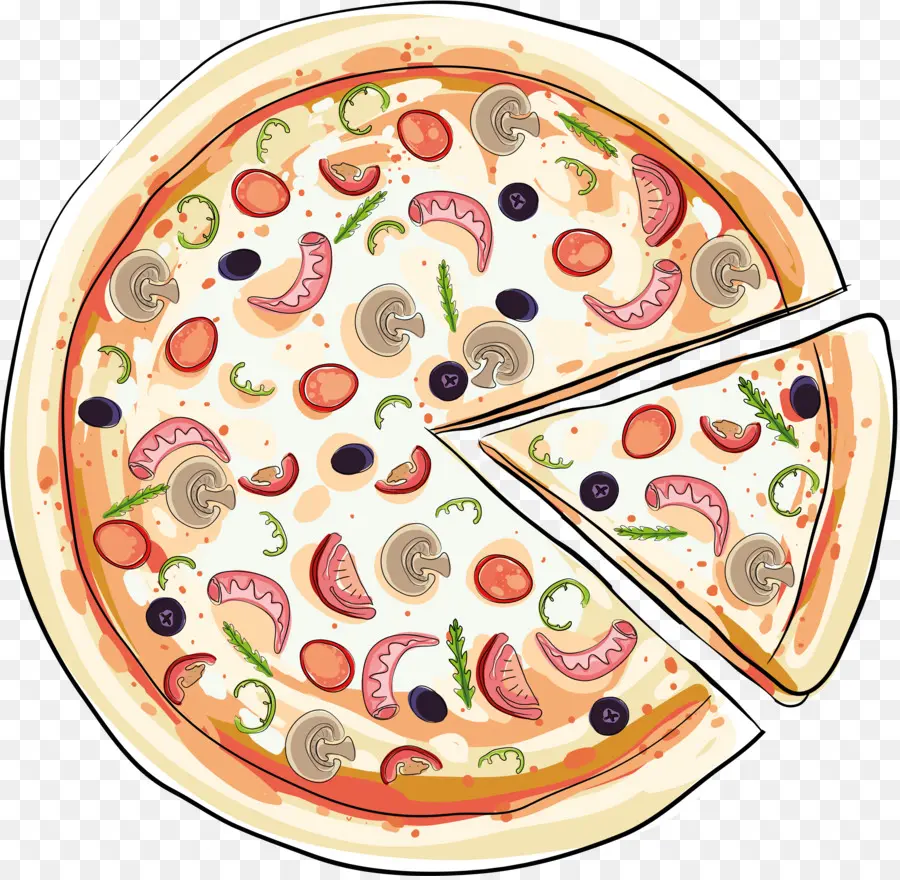 Pizza，Rebanada PNG