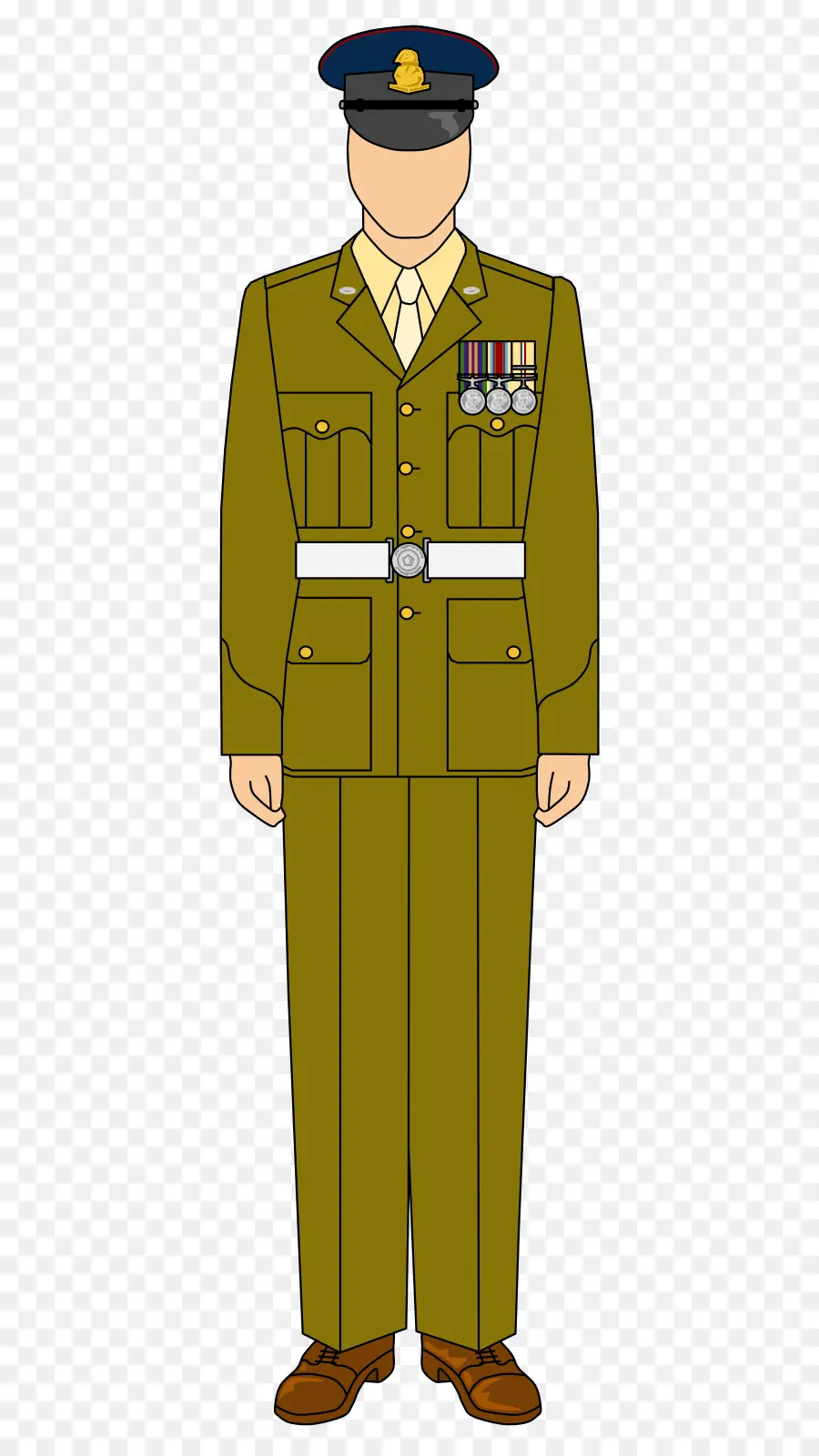 Uniforme Militar，Medallas PNG