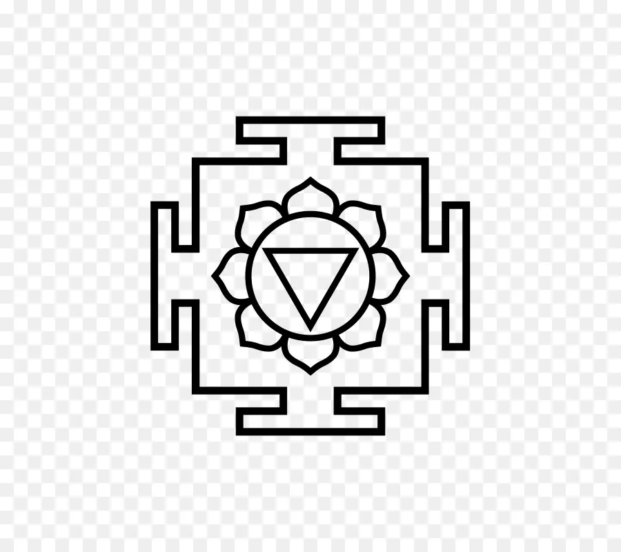 Yantra Blanco Y Negro，Yantra PNG