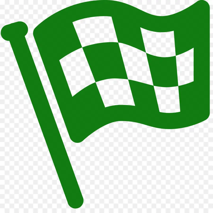 Bandera A Cuadros Verde，Carrera PNG