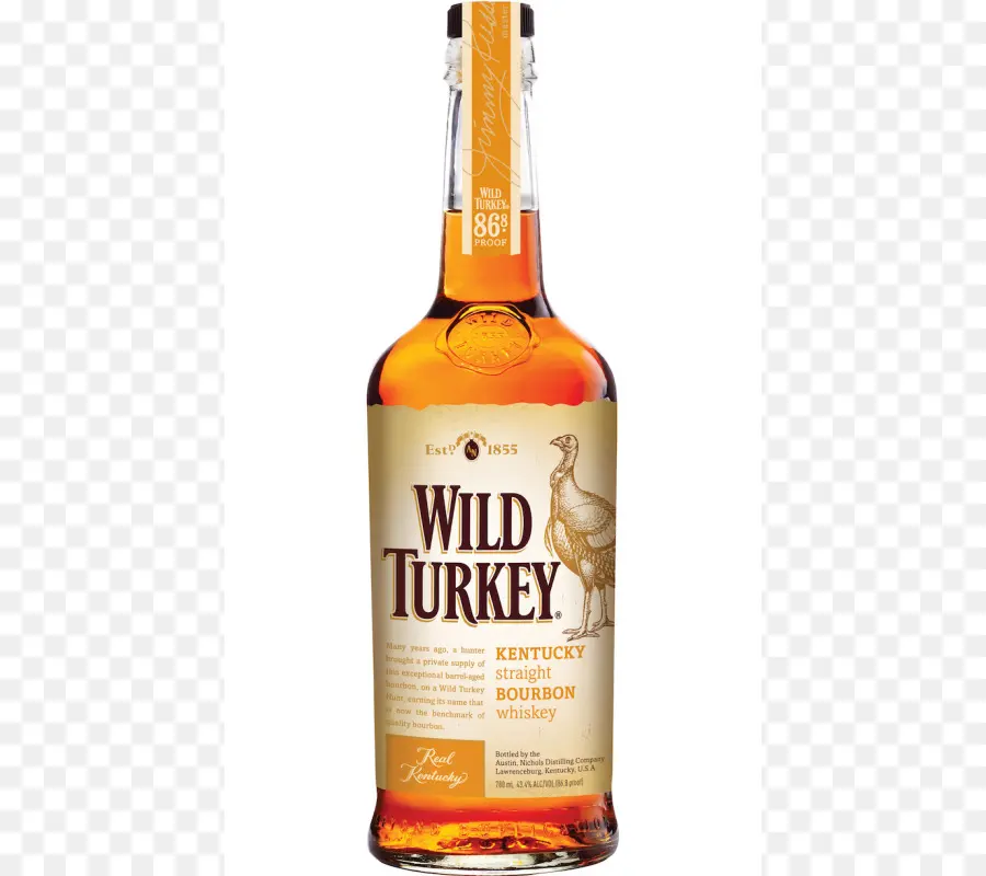 Wild Turkey，El Bourbon Whiskey PNG