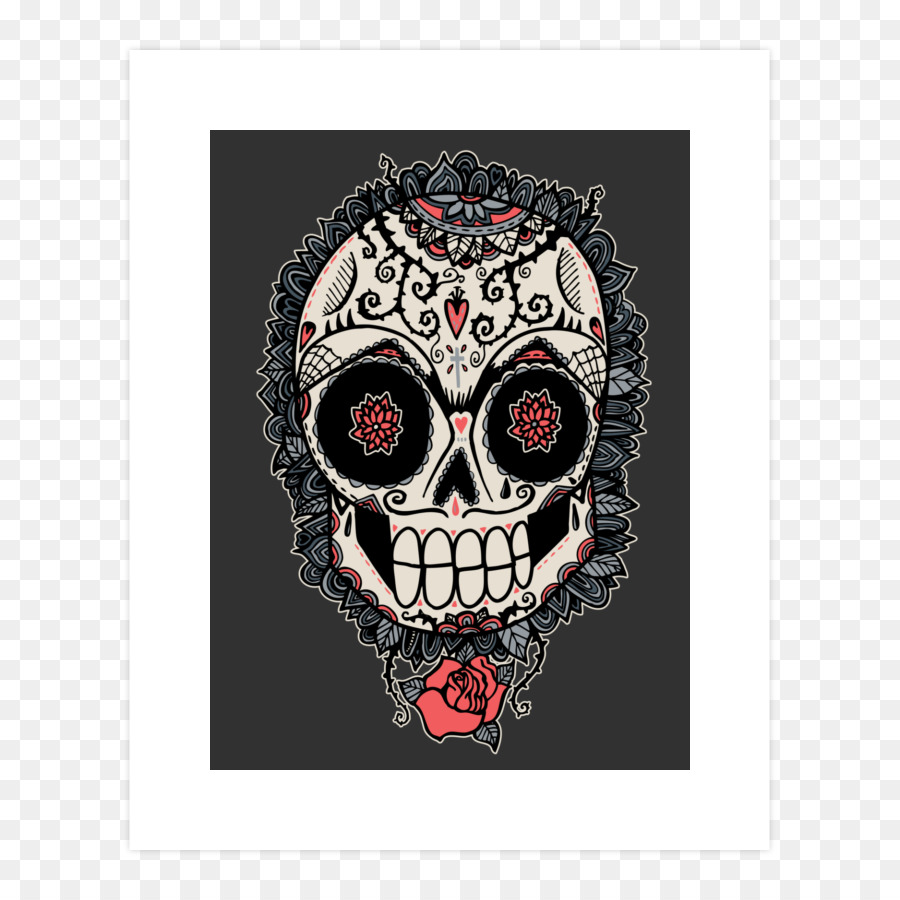 Calavera Decorativa，Cráneo PNG